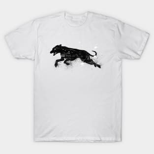 Black dog T-Shirt